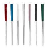 Multicolor Reusable Metal Chopsticks