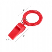 Plastic Whistles with Stretchable Coil