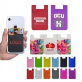 Silicone Sticky Card Holder Adhesive Phone Wallet