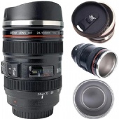 13.5oz Camera Lens travel Coffee Mug