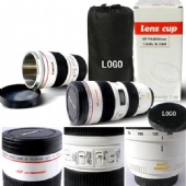 19oz Camera Lens Travel Coffee Thermos Cup