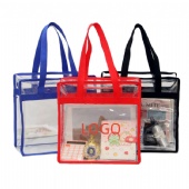 Stadium Approved Clear Zippered Safety Tote Bag