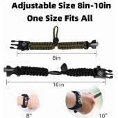 Tactical 5-in-1 Survival Bracelet