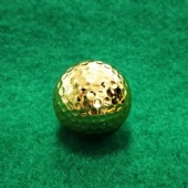 Gold-plated Golf ball