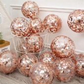 Transparent Latex Sequins Balloons