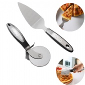 Stainless Steel Pizza Knife and Spatula Set