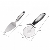 Stainless Steel Pizza Knife and Spatula Set