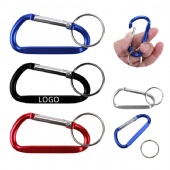 Carabiner with Split Key Ring