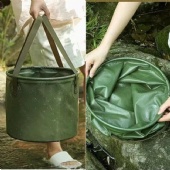 Portable Collapsible Bucket with Handle