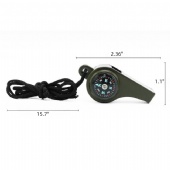 Multi-Function Emergency Survival Whistle