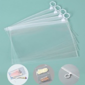 Clear Plastic Zip Envelopes File Bag