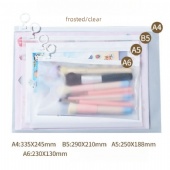 Clear Plastic Zip Envelopes File Bag